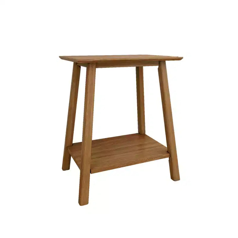 Table de chevet Max & Lily en bois massif, table de chevet de style moderne du milieu du siècle, table d'appoint pour chambre à coucher