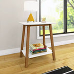 Table de chevet Max & Lily en bois massif, table de chevet de style moderne du milieu du siècle, table d'appoint pour chambre à coucher