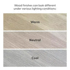 Lit plateforme contemporain en bois massif Plank+Beam pleine grandeur