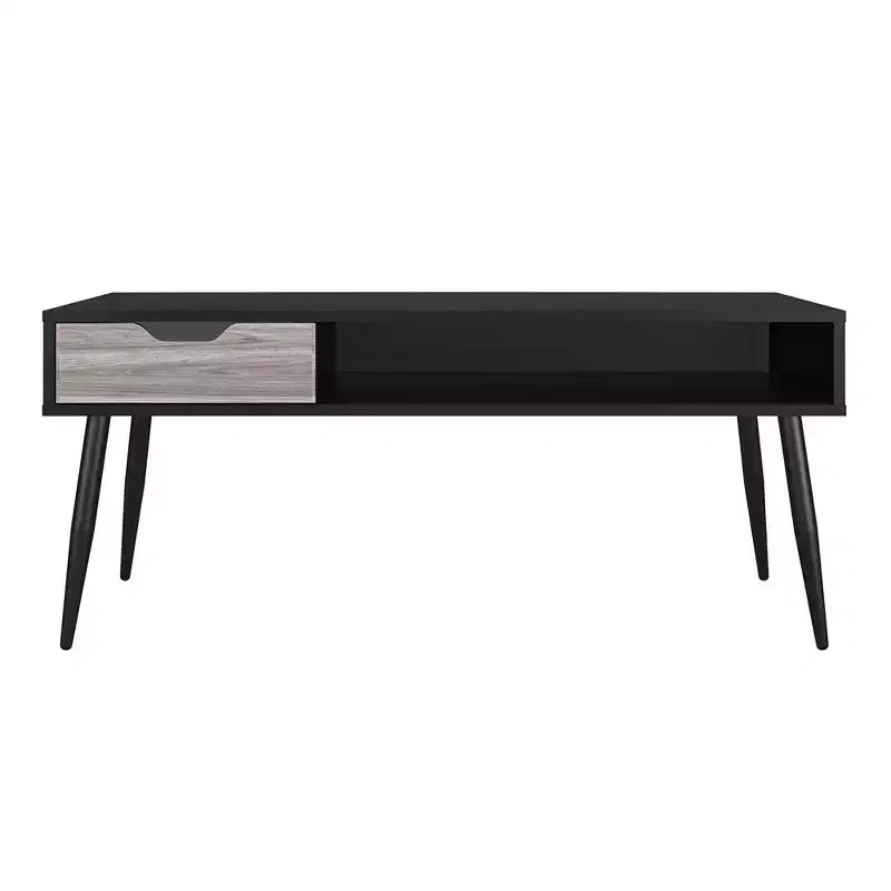 Table basse Grafton RealRooms, Chêne noir