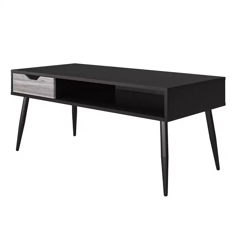 Table basse Grafton RealRooms, Chêne noir