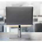 Mount-It! Support d'ordinateur portable réglable pour MacBook Pro | Rehausseur de bureau large pour ordinateur portable et écran | Pour ordinateurs portables de 11 à 15 pouces | Rehausseur d'écran de 24 à 32 pouces
