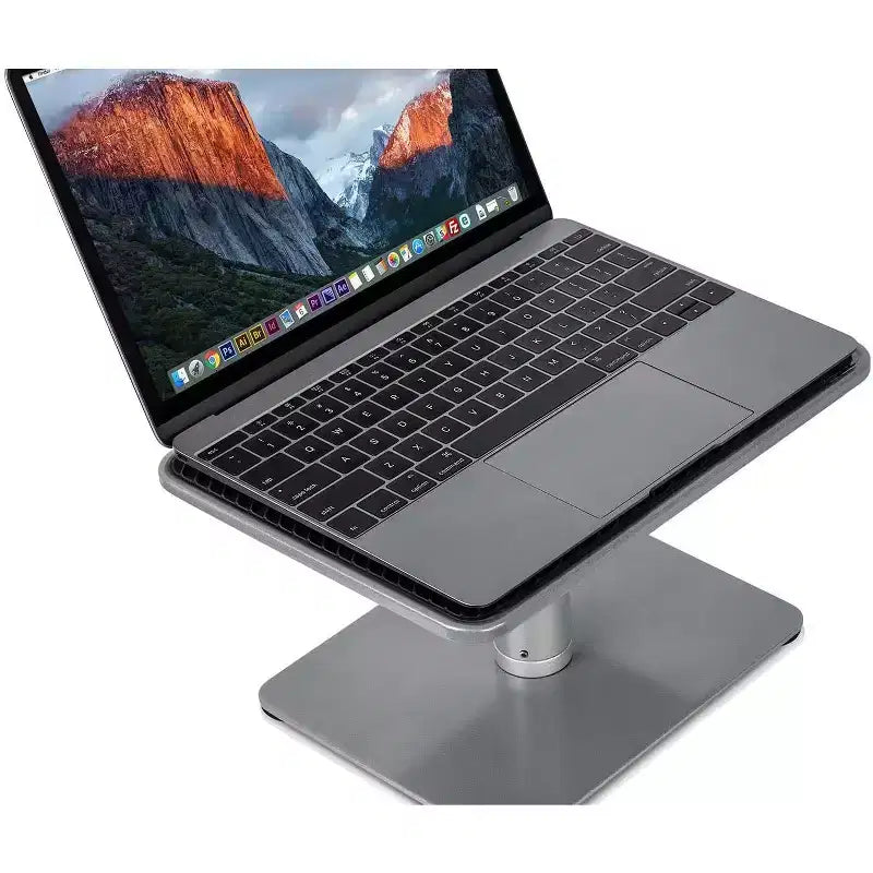 Mount-It! Support d'ordinateur portable réglable pour MacBook Pro | Rehausseur de bureau large pour ordinateur portable et écran | Pour ordinateurs portables de 11 à 15 pouces | Rehausseur d'écran de 24 à 32 pouces
