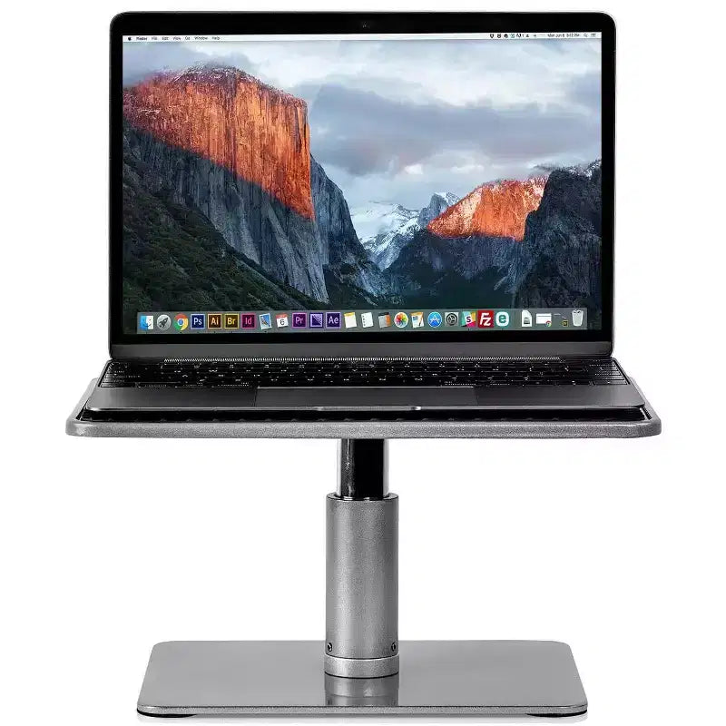 Mount-It! Support d'ordinateur portable réglable pour MacBook Pro | Rehausseur de bureau large pour ordinateur portable et écran | Pour ordinateurs portables de 11 à 15 pouces | Rehausseur d'écran de 24 à 32 pouces