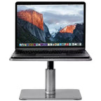 Mount-It! Support d'ordinateur portable réglable pour MacBook Pro | Rehausseur de bureau large pour ordinateur portable et écran | Pour ordinateurs portables de 11 à 15 pouces | Rehausseur d'écran de 24 à 32 pouces