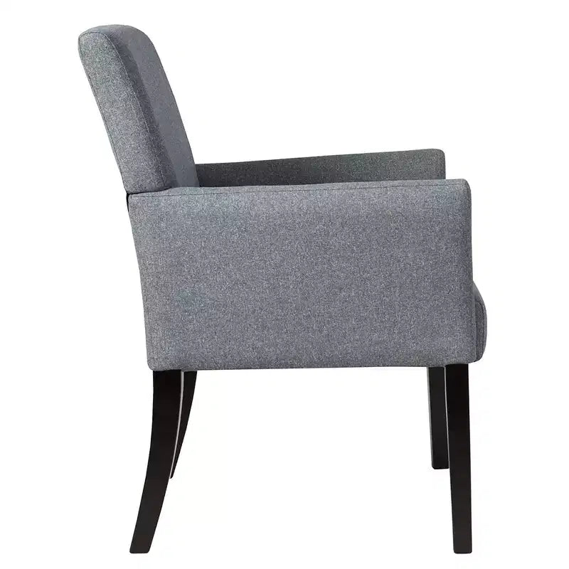 Chaise visiteur/d'appoint/fauteuil de bureau Costway avec pieds en bois d'hévéa