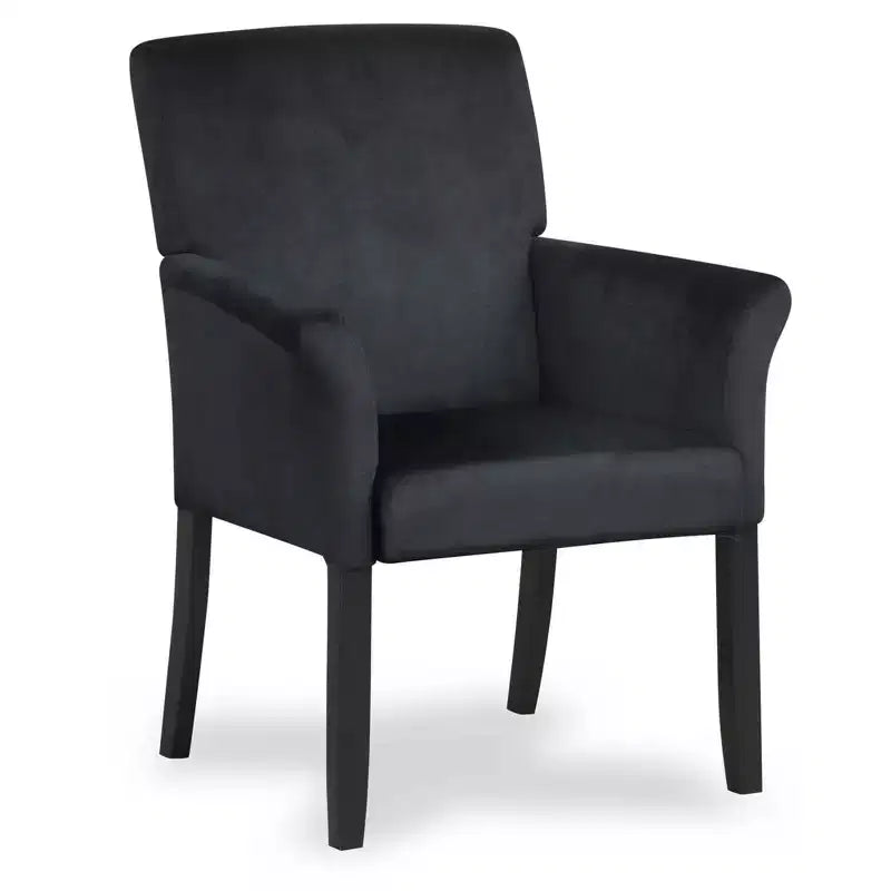 Chaise visiteur/d'appoint/fauteuil de bureau Costway avec pieds en bois d'hévéa