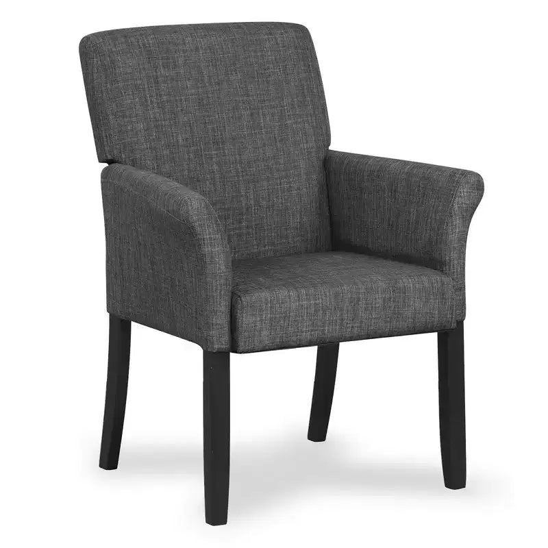 Chaise visiteur/d'appoint/fauteuil de bureau Costway avec pieds en bois d'hévéa