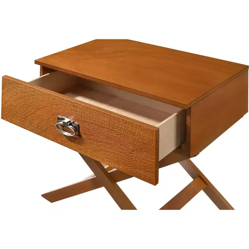 Table de chevet à 1 tiroir Xavier de Passion Furniture (63,5 cm H x 68,6 cm L x 40,6 cm P)