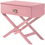 Table de chevet à 1 tiroir Xavier de Passion Furniture (63,5 cm H x 68,6 cm L x 40,6 cm P)