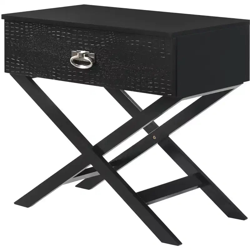 Table de chevet à 1 tiroir Xavier de Passion Furniture (63,5 cm H x 68,6 cm L x 40,6 cm P)