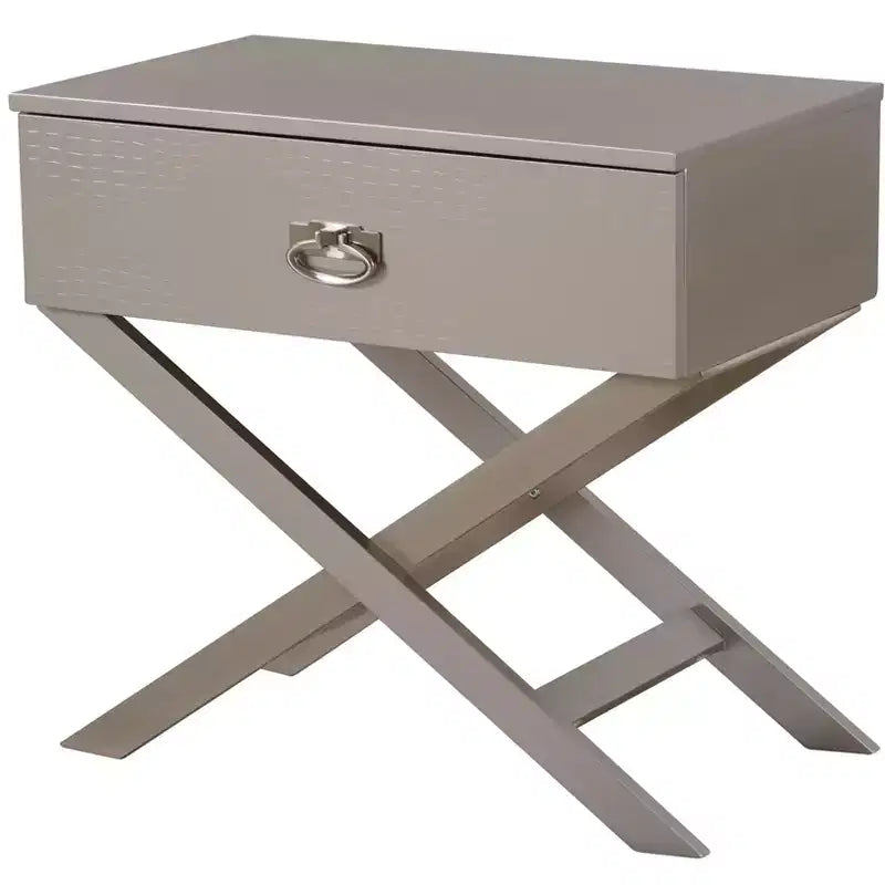 Table de chevet à 1 tiroir Xavier de Passion Furniture (63,5 cm H x 68,6 cm L x 40,6 cm P)