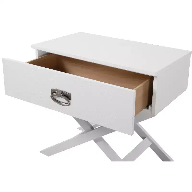 Table de chevet à 1 tiroir Xavier de Passion Furniture (63,5 cm H x 68,6 cm L x 40,6 cm P)