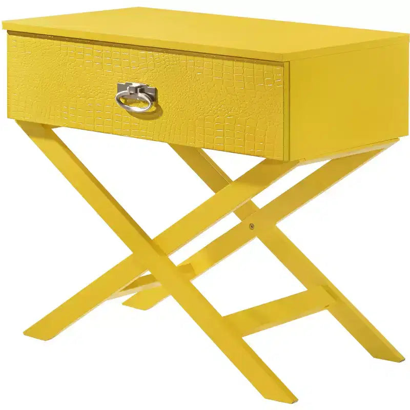 Table de chevet à 1 tiroir Xavier de Passion Furniture (63,5 cm H x 68,6 cm L x 40,6 cm P)