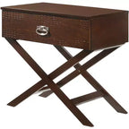 Table de chevet à 1 tiroir Xavier de Passion Furniture (63,5 cm H x 68,6 cm L x 40,6 cm P)