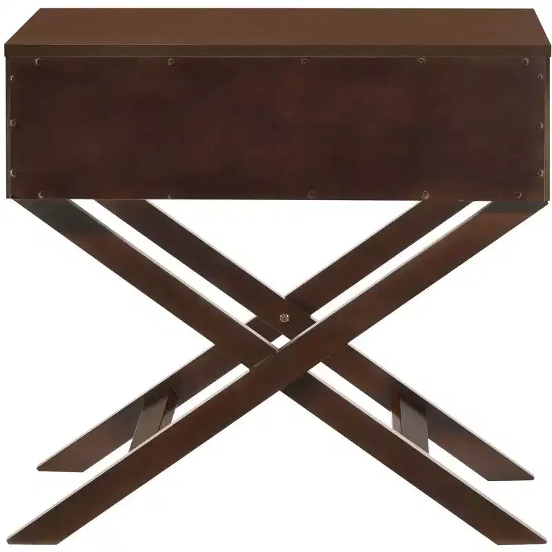 Table de chevet à 1 tiroir Xavier de Passion Furniture (63,5 cm H x 68,6 cm L x 40,6 cm P)
