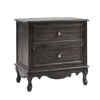 Table d'appoint Galatea 24" avec 2 tiroirs et station de charge | KARAT HOME