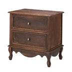 Table d'appoint Galatea 24" avec 2 tiroirs et station de charge | KARAT HOME