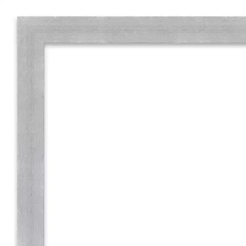 Miroir Mural de Salle de Bain Amanti Art Grace Biseauté Étroit Brossé Petite