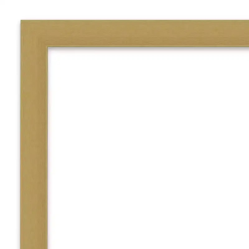 Miroir Mural de Salle de Bain Amanti Art Grace Biseauté Étroit Brossé Petite