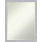 Miroir Mural de Salle de Bain Amanti Art Grace Biseauté Étroit Brossé Petite