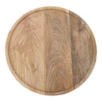 Table d'appoint ronde en métal Kate and Laurel Vale, 16x16x25, naturel et noir