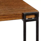 Table à thé carrée en bois Kate and Laurel Lintz, 12x12x30, marron