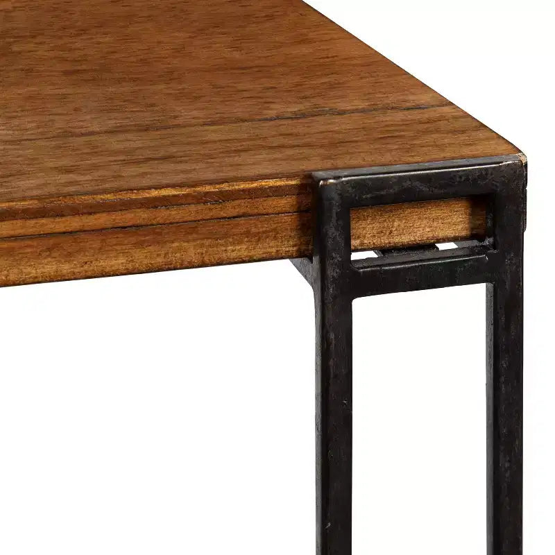 Table à thé carrée en bois Kate and Laurel Lintz, 12x12x30, marron