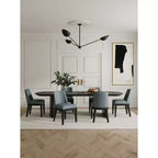 Lot de 4 Chaises de Salle à Manger Modernes en Similicuir Gansevoort - Manhattan Comfort