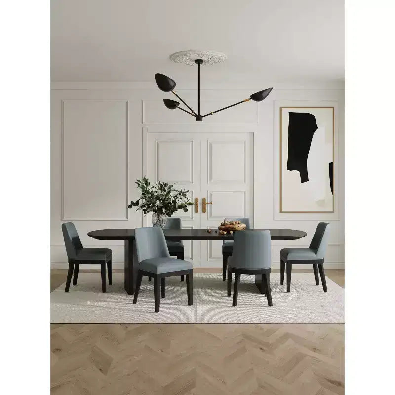 Lot de 4 Chaises de Salle à Manger Modernes en Similicuir Gansevoort - Manhattan Comfort