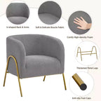 Fauteuil d'appoint contemporain Yaheetech en boucle, fauteuil club