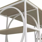 Bureau double piédestal Strafford RealRooms, chêne pâle