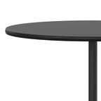 Table basse ronde en bois Emma et Oliver de 30 po avec colonnes de 30 et 42 po