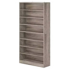 Meuble à chaussures autoportant en bois à 9 niveaux Lantine 70,8''