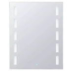 Armoire à pharmacie de salle de bain Fine Fixtures, aluminium, encastrée/en surface, miroir avec LED