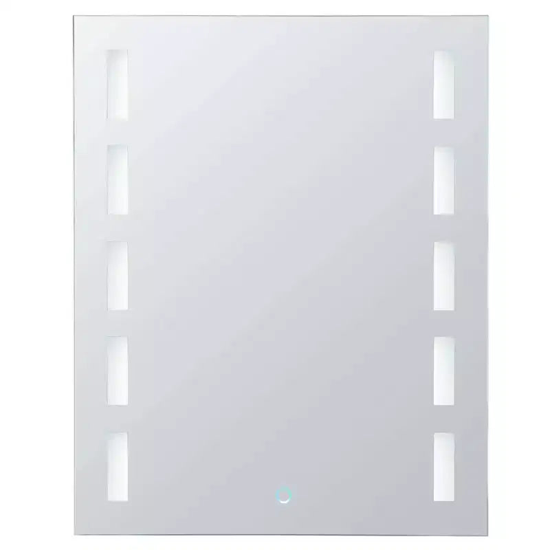 Armoire à pharmacie de salle de bain Fine Fixtures, aluminium, encastrée/en surface, miroir avec LED