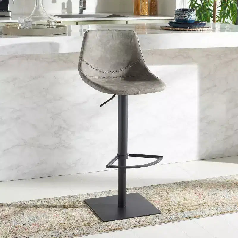 Tabouret de bar Kynlee avec vérin à gaz - BST3016 - Safavieh