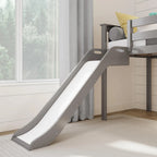 Lit surélevé bas classique pour deux places avec glissière facile