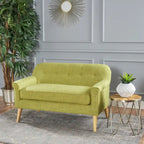Causeuse en tissu Mariah Mid-Century