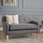 Causeuse en tissu Mariah Mid-Century