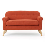 Causeuse en tissu Mariah Mid-Century