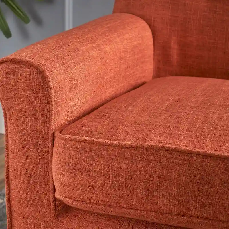 Causeuse en tissu Mariah Mid-Century