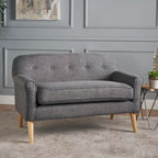 Causeuse en tissu Mariah Mid-Century