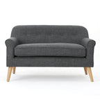 Causeuse en tissu Mariah Mid-Century