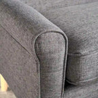 Causeuse en tissu Mariah Mid-Century