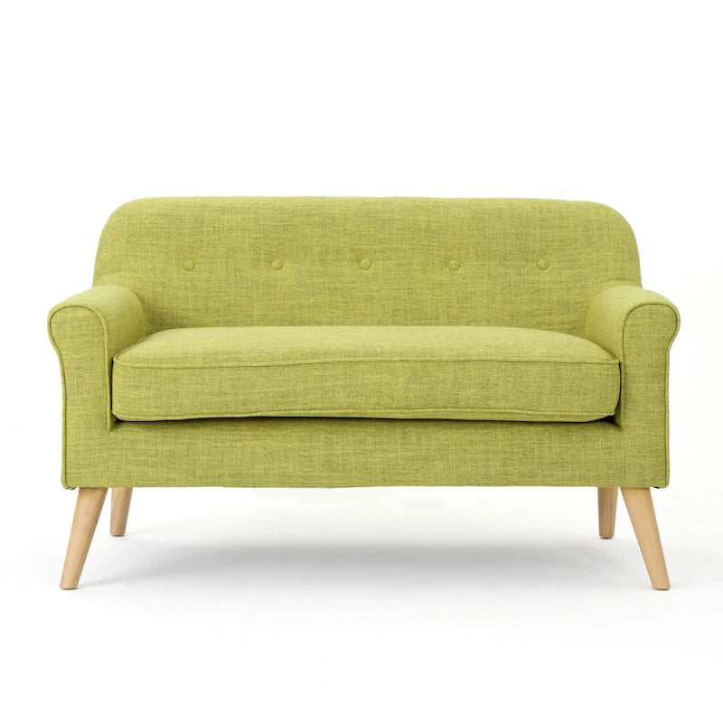 Causeuse en tissu Mariah Mid-Century