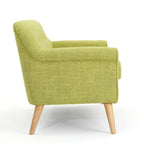 Causeuse en tissu Mariah Mid-Century