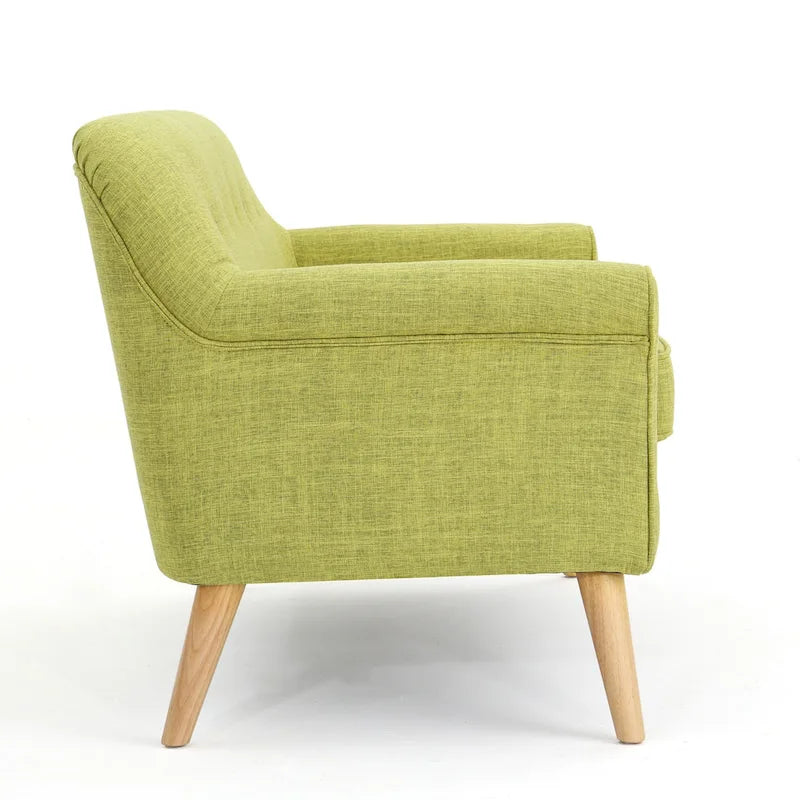 Causeuse en tissu Mariah Mid-Century