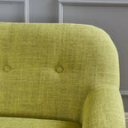 Causeuse en tissu Mariah Mid-Century