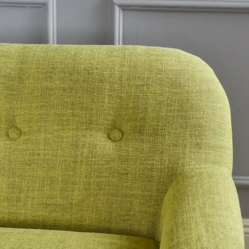Causeuse en tissu Mariah Mid-Century